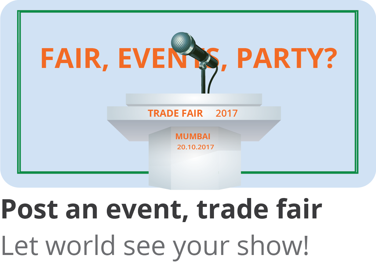 Create, post event, trade show, trade fair - indyapages 