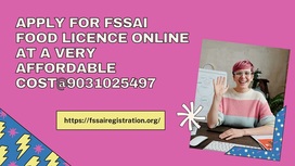 Apply for Fssai Food Licence online at a very affordable price@9031025497